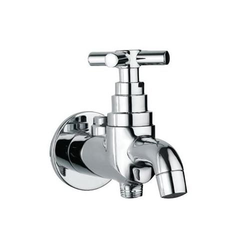 Jaquar 2 Way Bib Cock With Wall Flange, SOL-CHR-6041SE